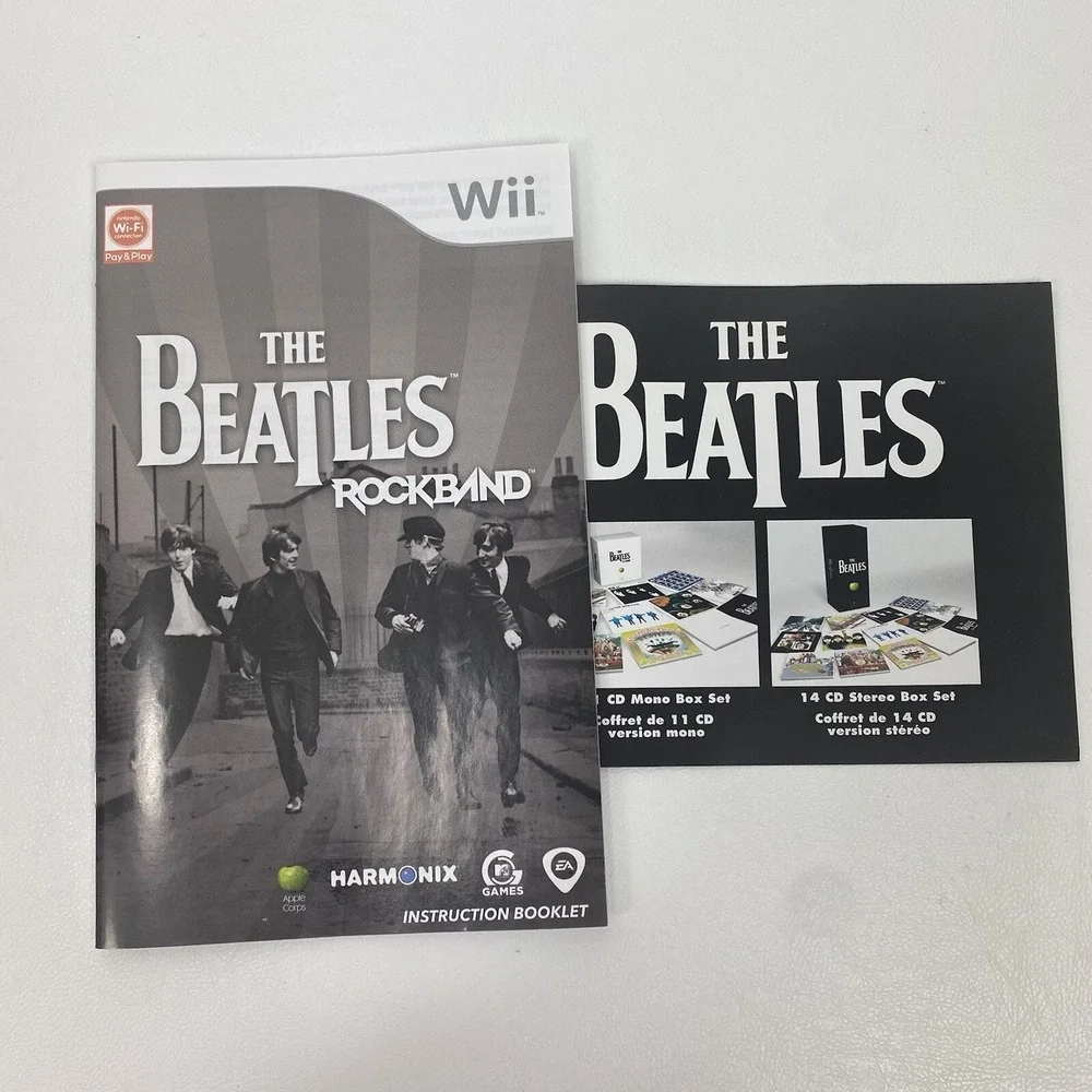 The Beatles Rock Band (Nintendo Wii, 2009) Complete Tested